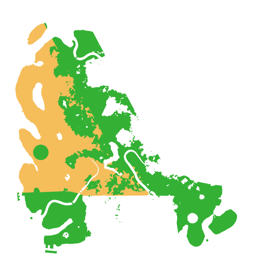 Biome Rust Map: Procedural Map, Size: 4500, Seed: 1612114876