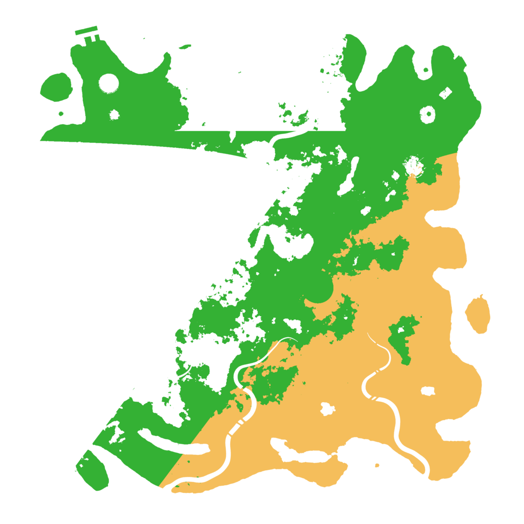 Biome Rust Map: Procedural Map, Size: 4700, Seed: 73629236