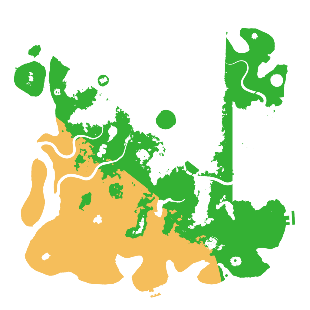 Biome Rust Map: Procedural Map, Size: 4500, Seed: 528725062