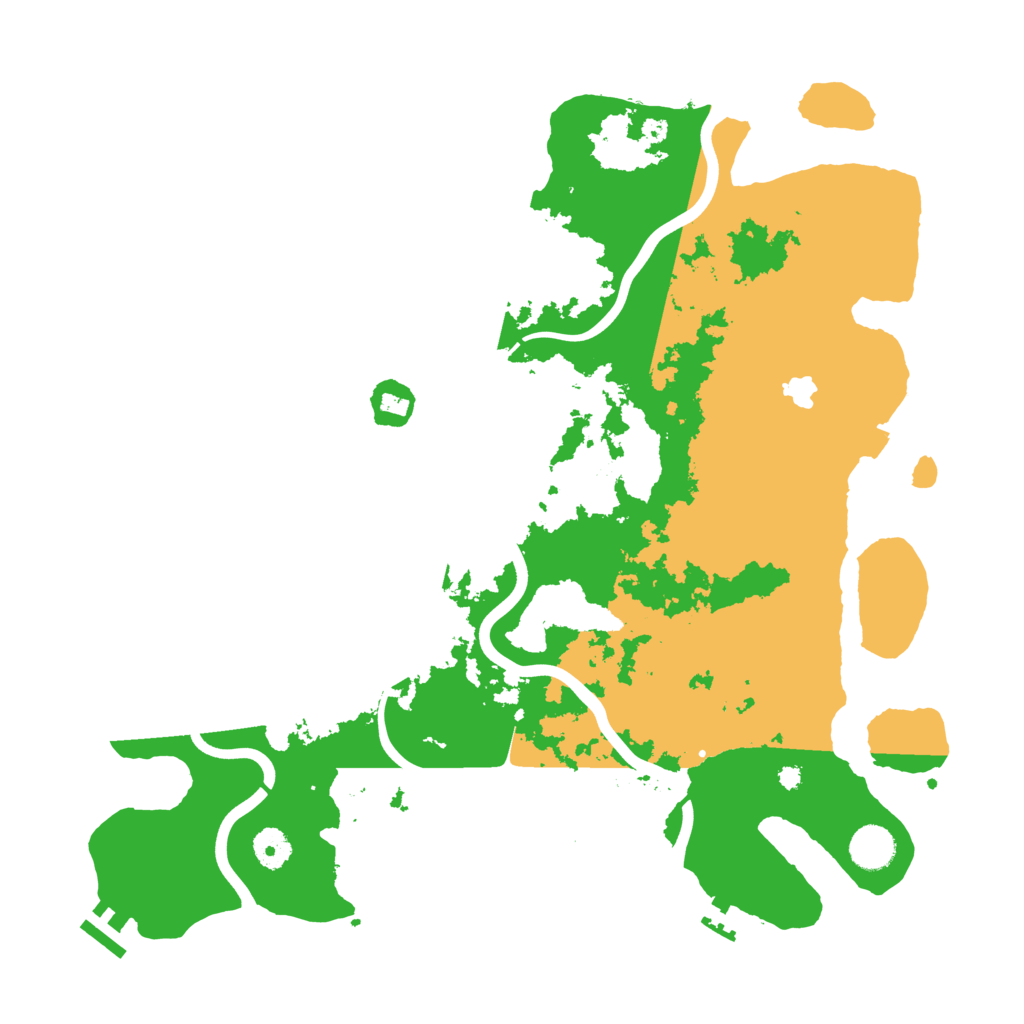 Biome Rust Map: Procedural Map, Size: 4000, Seed: 960423725