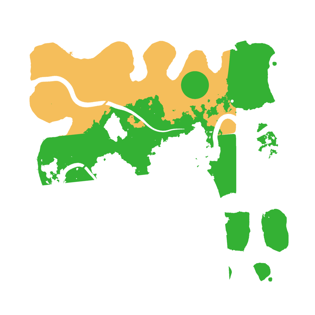 Biome Rust Map: Procedural Map, Size: 3000, Seed: 1950960346