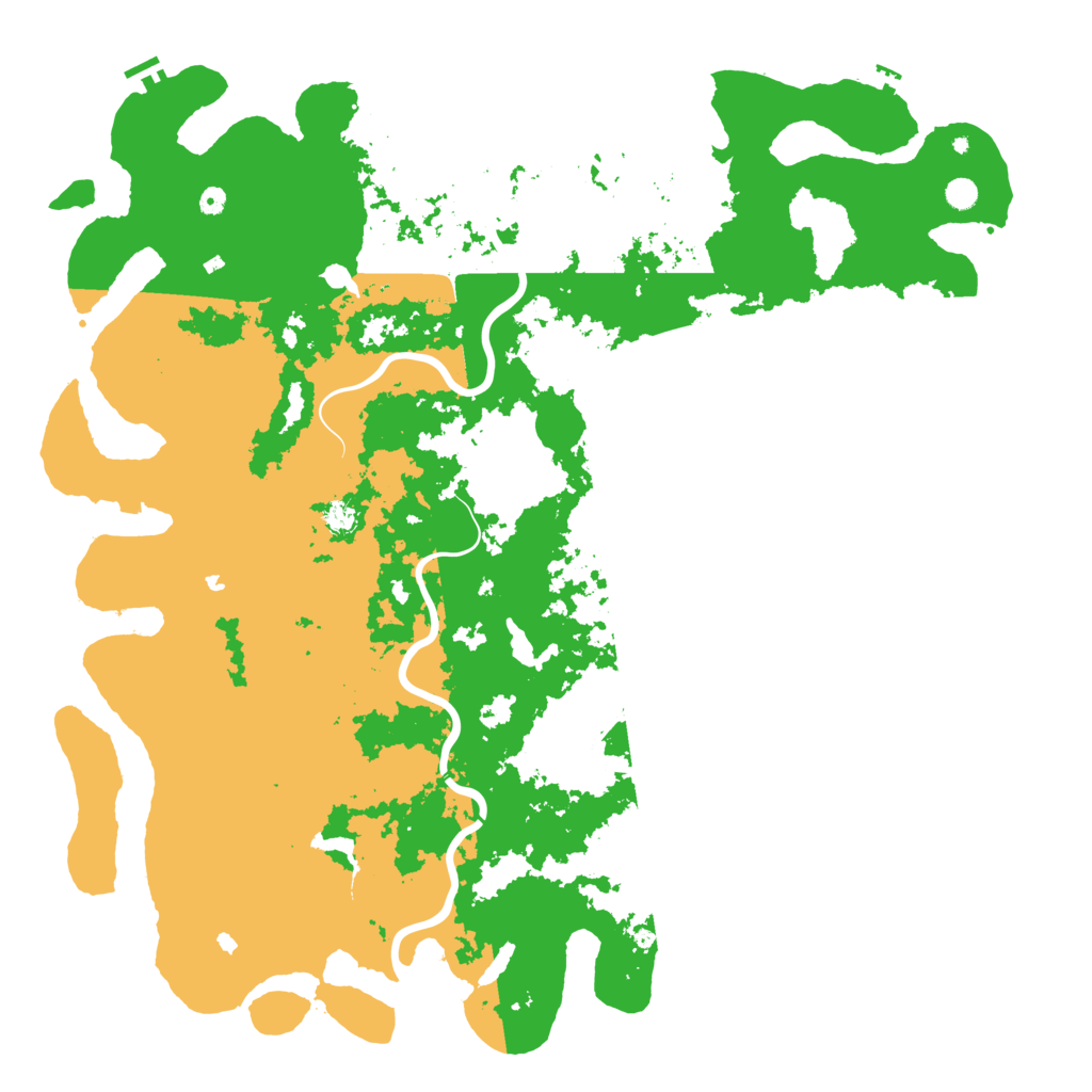Biome Rust Map: Procedural Map, Size: 6000, Seed: 912226659