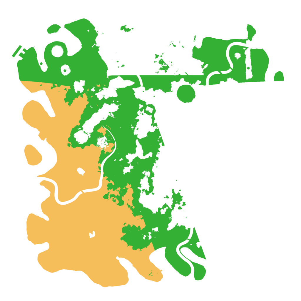Biome Rust Map: Procedural Map, Size: 4500, Seed: 163049018