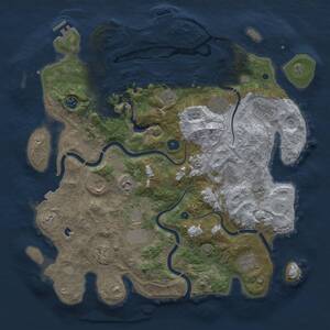 Thumbnail Rust Map: Procedural Map, Size: 4250, Seed: 367175619, 17 Monuments