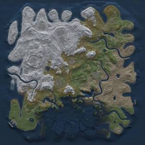 Thumbnail Rust Map: Procedural Map, Size: 4800, Seed: 1632200541, 17 Monuments