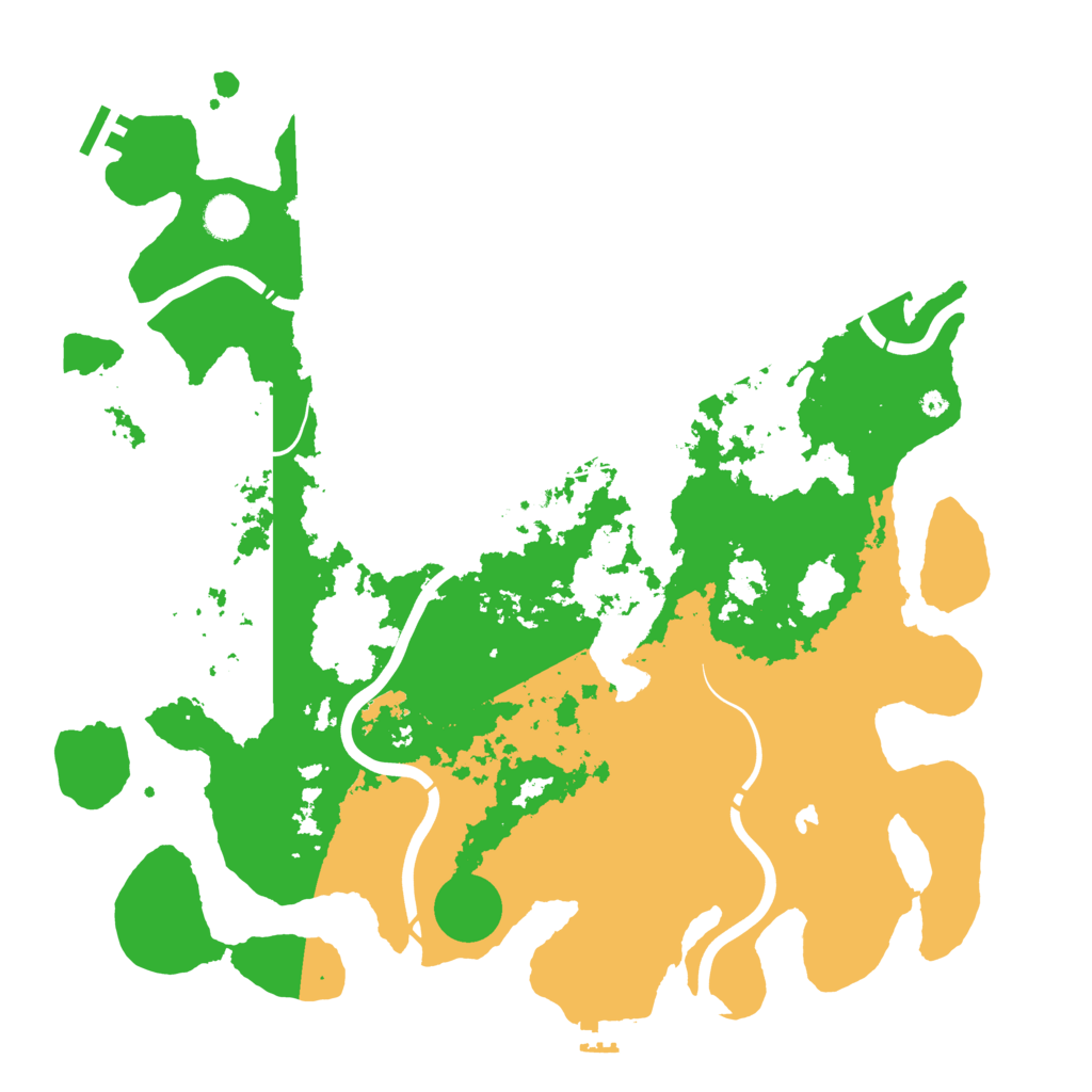 Biome Rust Map: Procedural Map, Size: 4250, Seed: 406184824