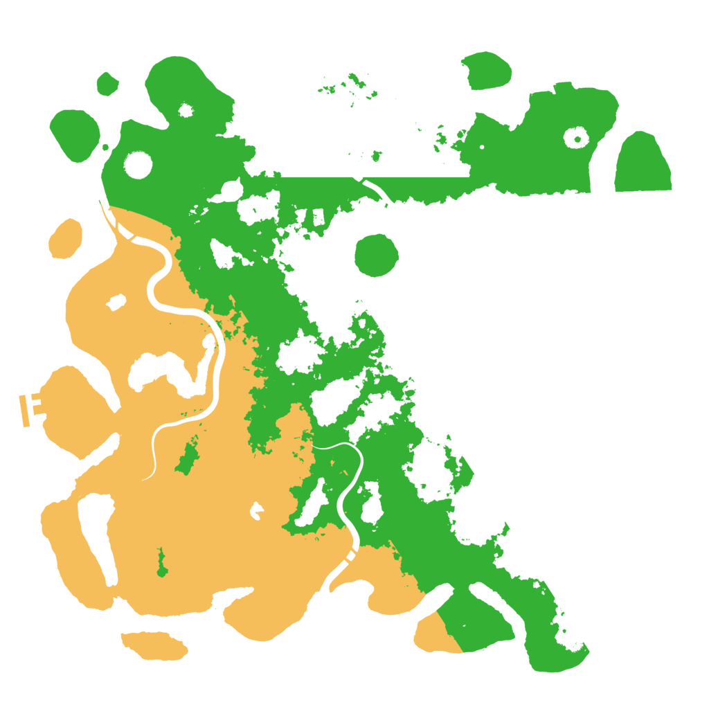 Biome Rust Map: Procedural Map, Size: 4500, Seed: 54290090