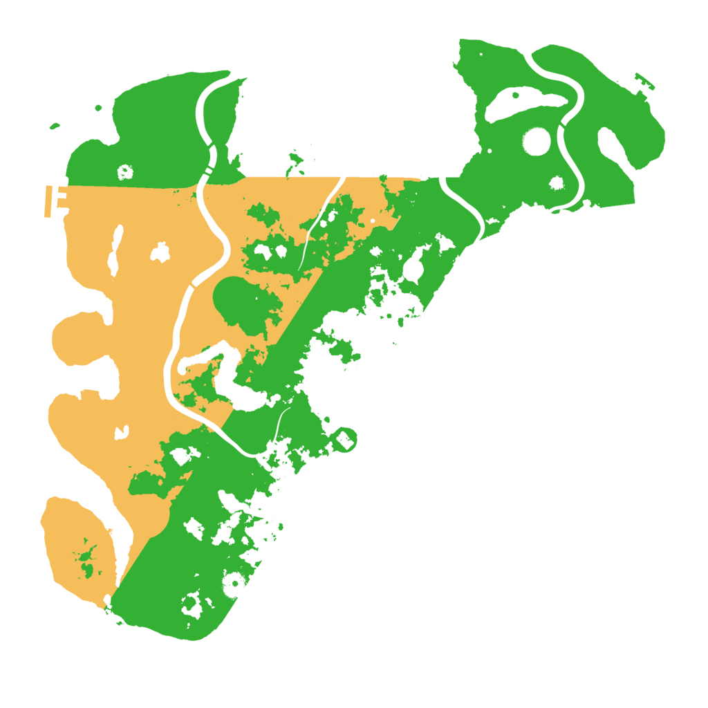 Biome Rust Map: Procedural Map, Size: 4500, Seed: 2125209480