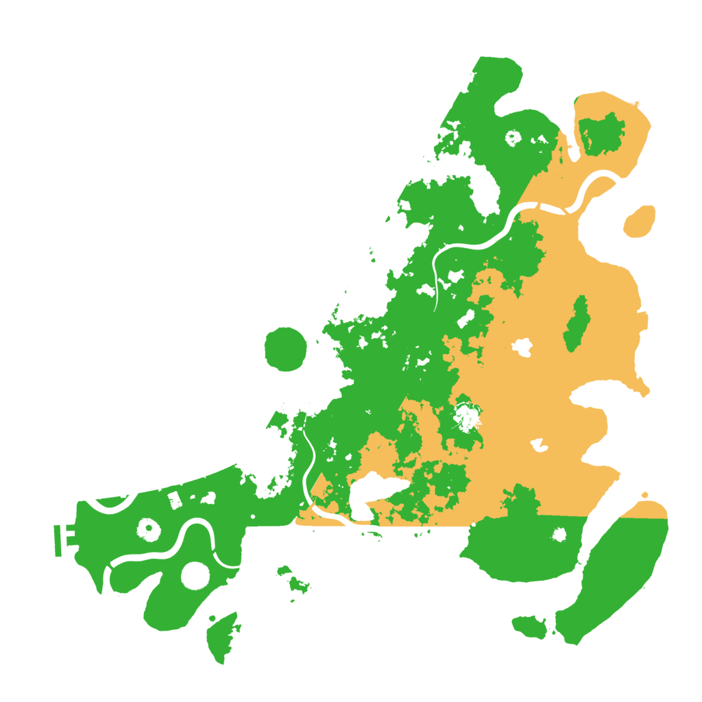 Biome Rust Map: Procedural Map, Size: 4500, Seed: 813821290