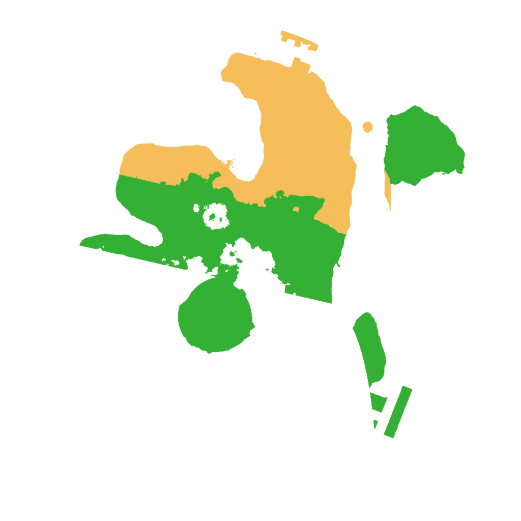Biome Rust Map: Procedural Map, Size: 2000, Seed: 1986505753