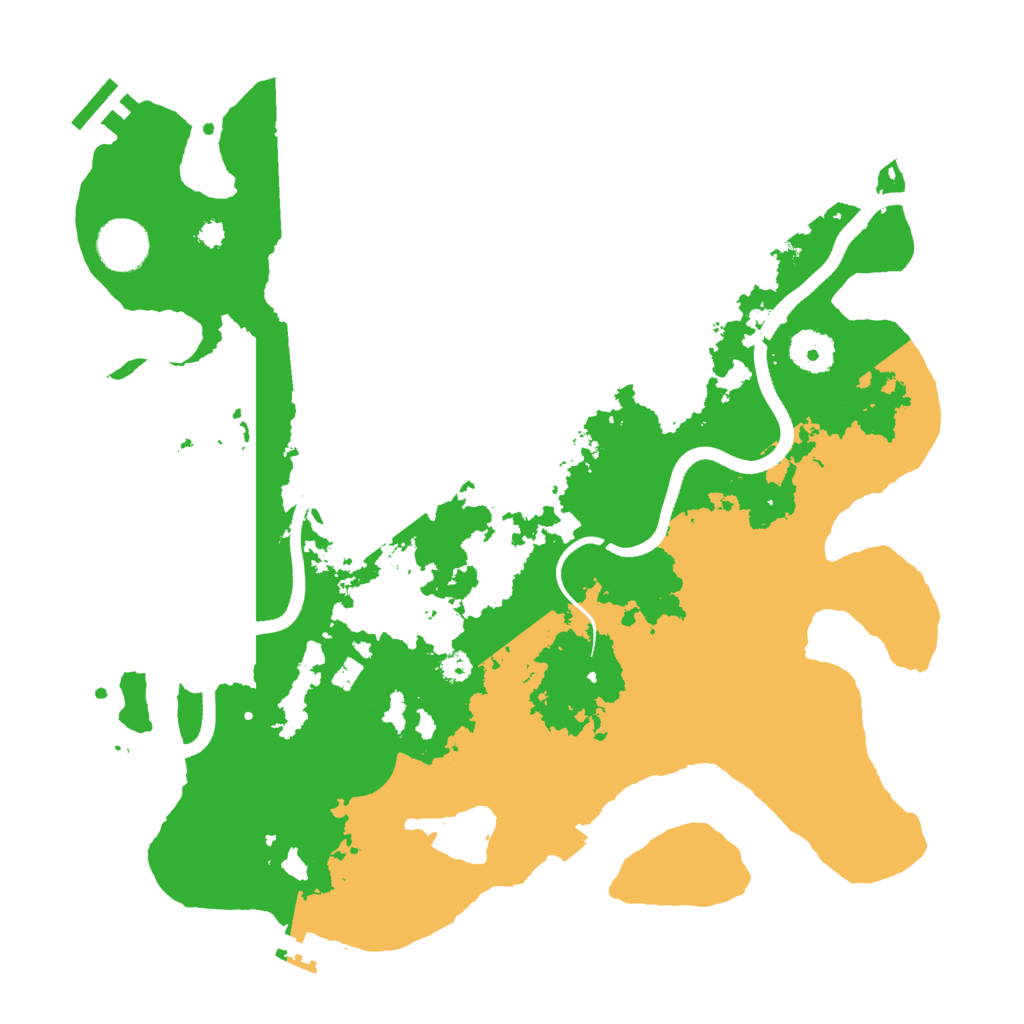 Biome Rust Map: Procedural Map, Size: 3500, Seed: 375784296