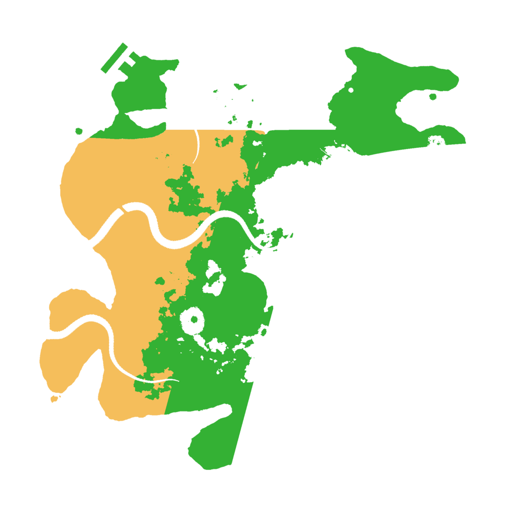 Biome Rust Map: Procedural Map, Size: 3000, Seed: 916354279