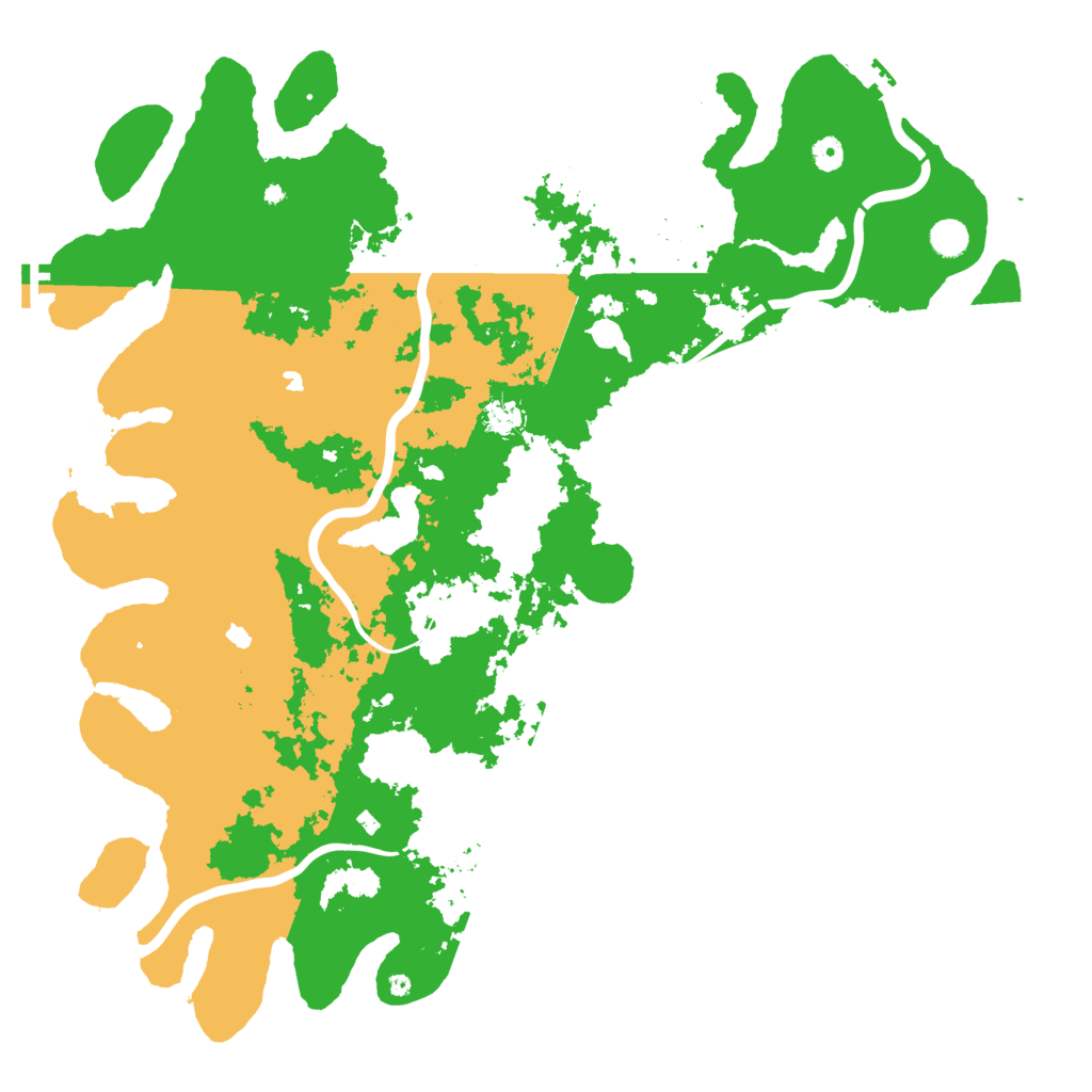 Biome Rust Map: Procedural Map, Size: 5000, Seed: 2053856835