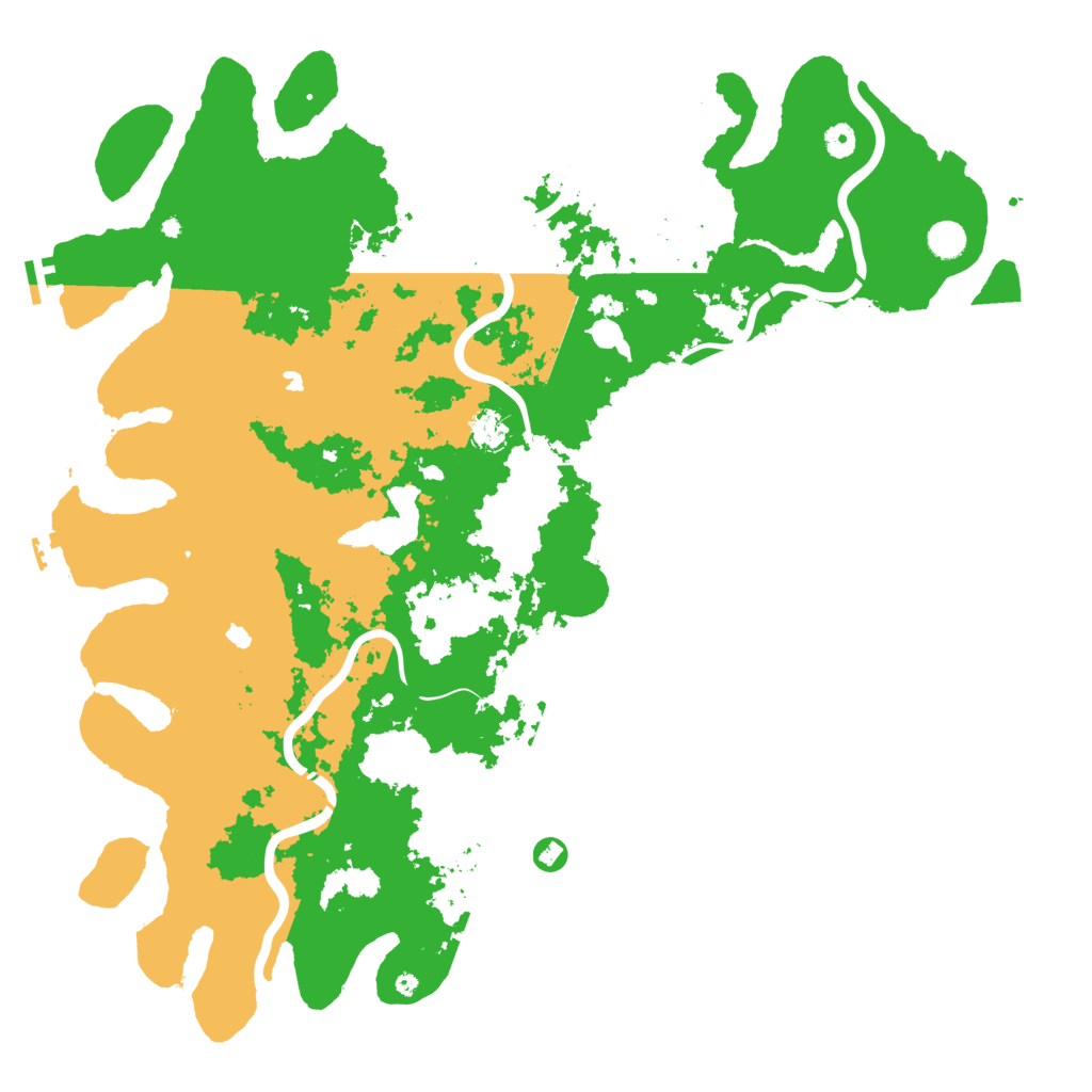 Biome Rust Map: Procedural Map, Size: 5000, Seed: 2053856835