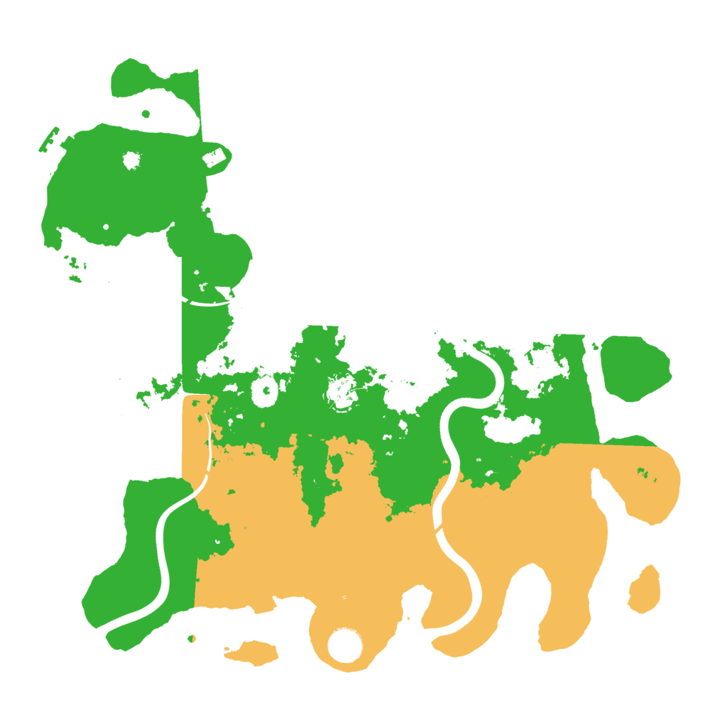 Biome Rust Map: Procedural Map, Size: 3700, Seed: 25864831