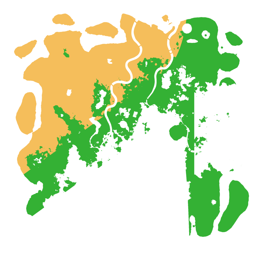 Biome Rust Map: Procedural Map, Size: 4800, Seed: 52743