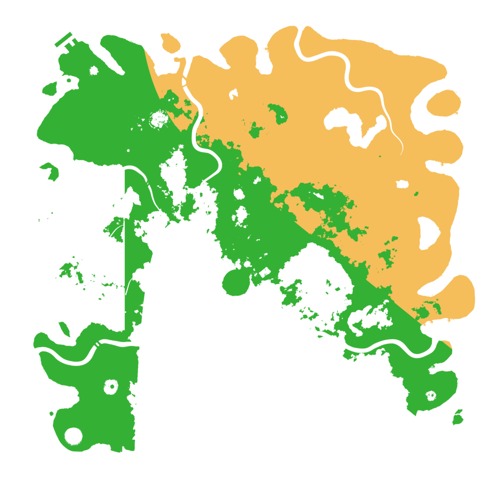 Biome Rust Map: Procedural Map, Size: 5000, Seed: 1560900015