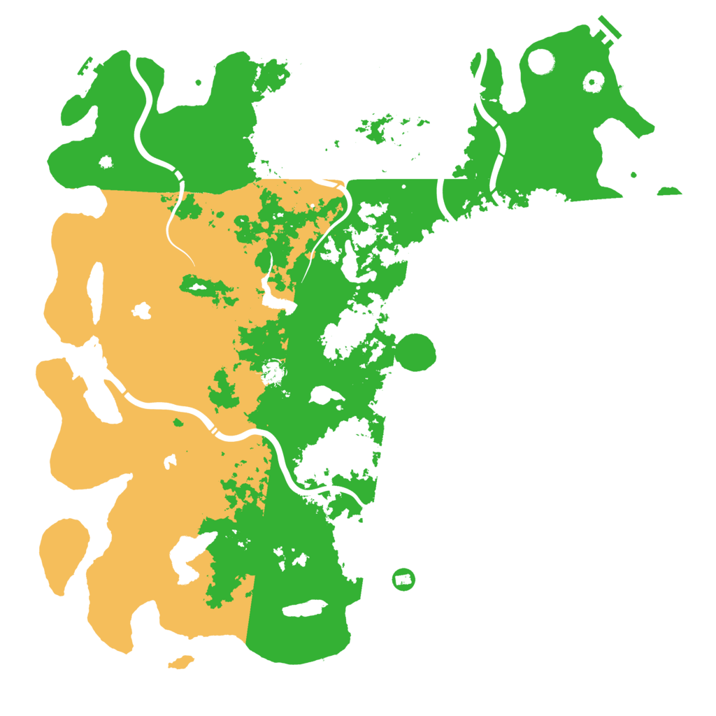 Biome Rust Map: Procedural Map, Size: 5000, Seed: 1892