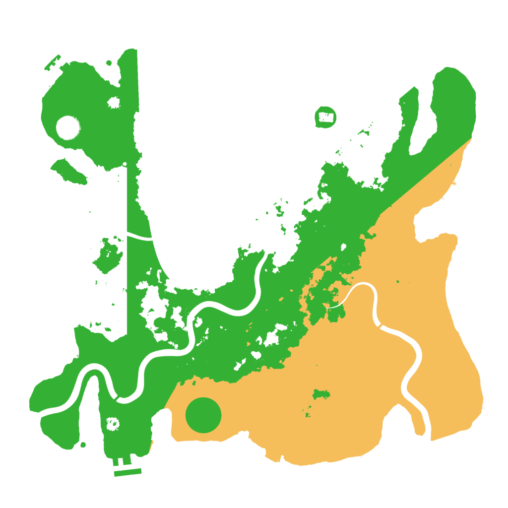 Biome Rust Map: Procedural Map, Size: 3750, Seed: 1356849367