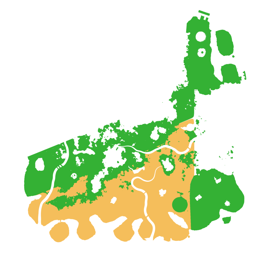 Biome Rust Map: Procedural Map, Size: 4500, Seed: 472482322