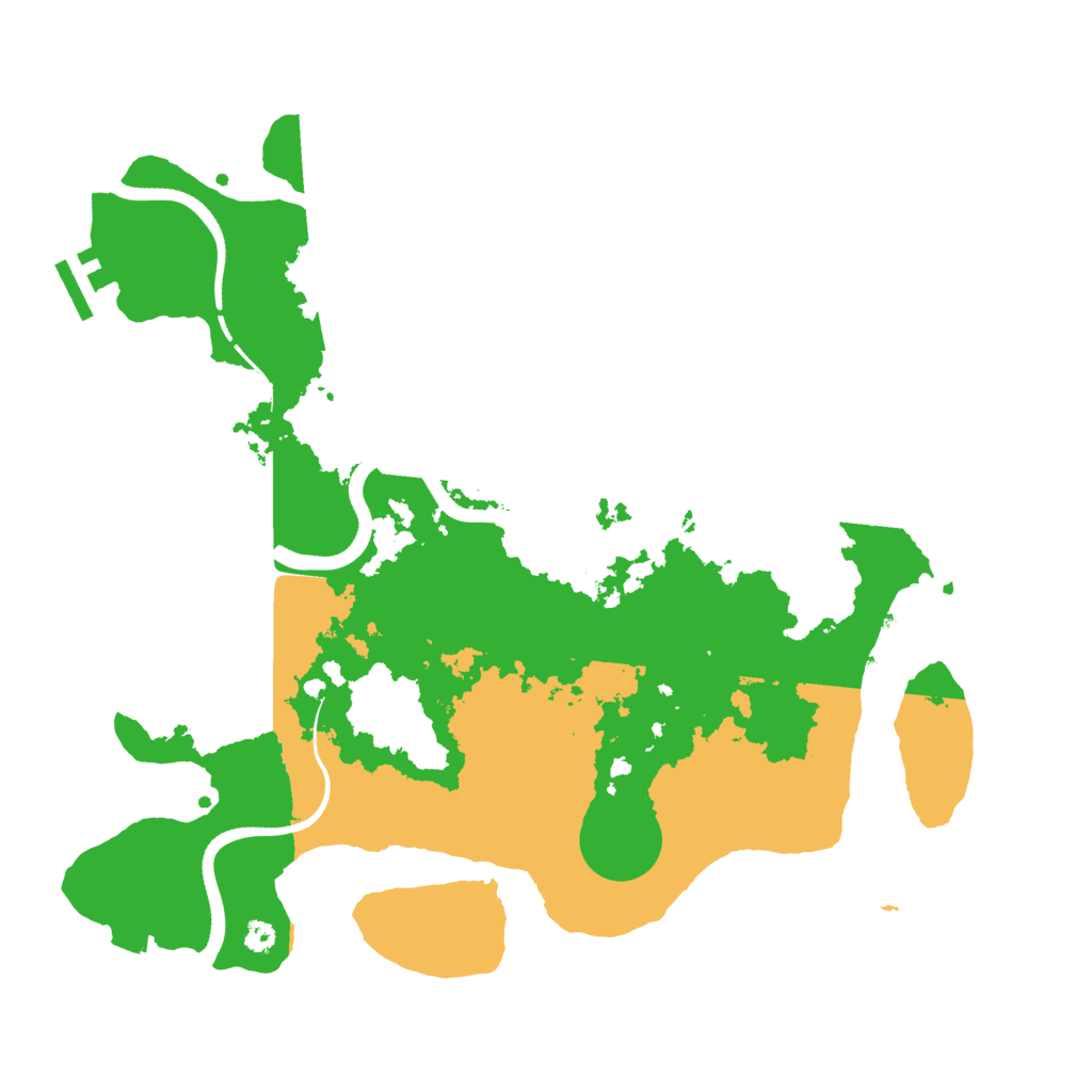 Biome Rust Map: Procedural Map, Size: 3500, Seed: 1698707469