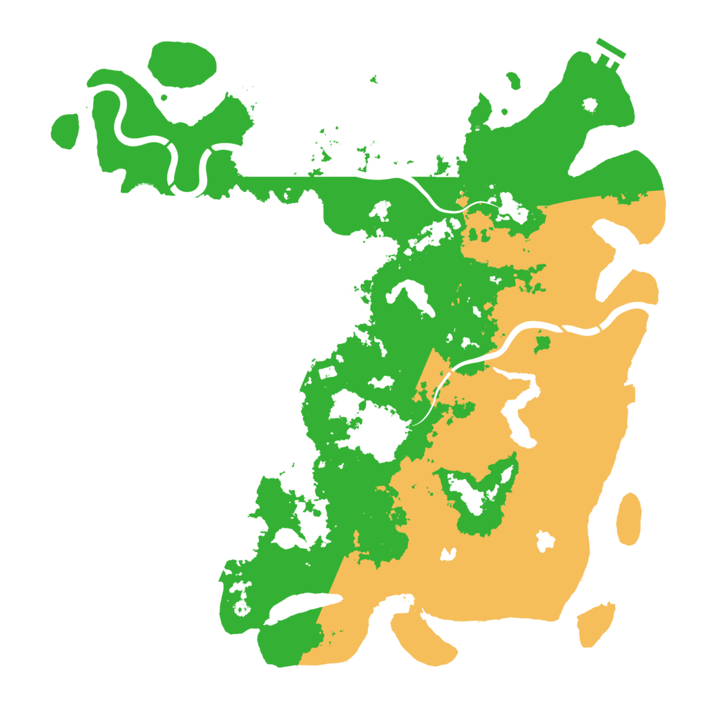 Biome Rust Map: Procedural Map, Size: 4500, Seed: 1483037009