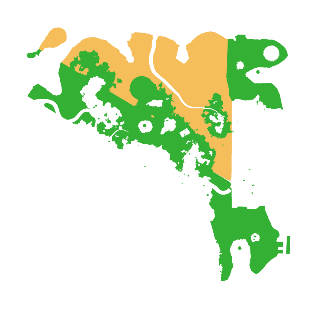 Biome Rust Map: Procedural Map, Size: 3500, Seed: 1744189388