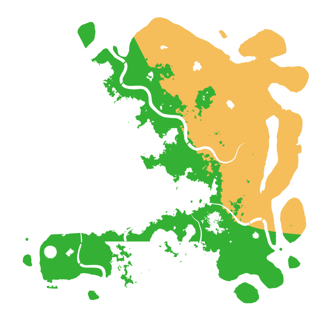 Biome Rust Map: Procedural Map, Size: 4500, Seed: 66340708