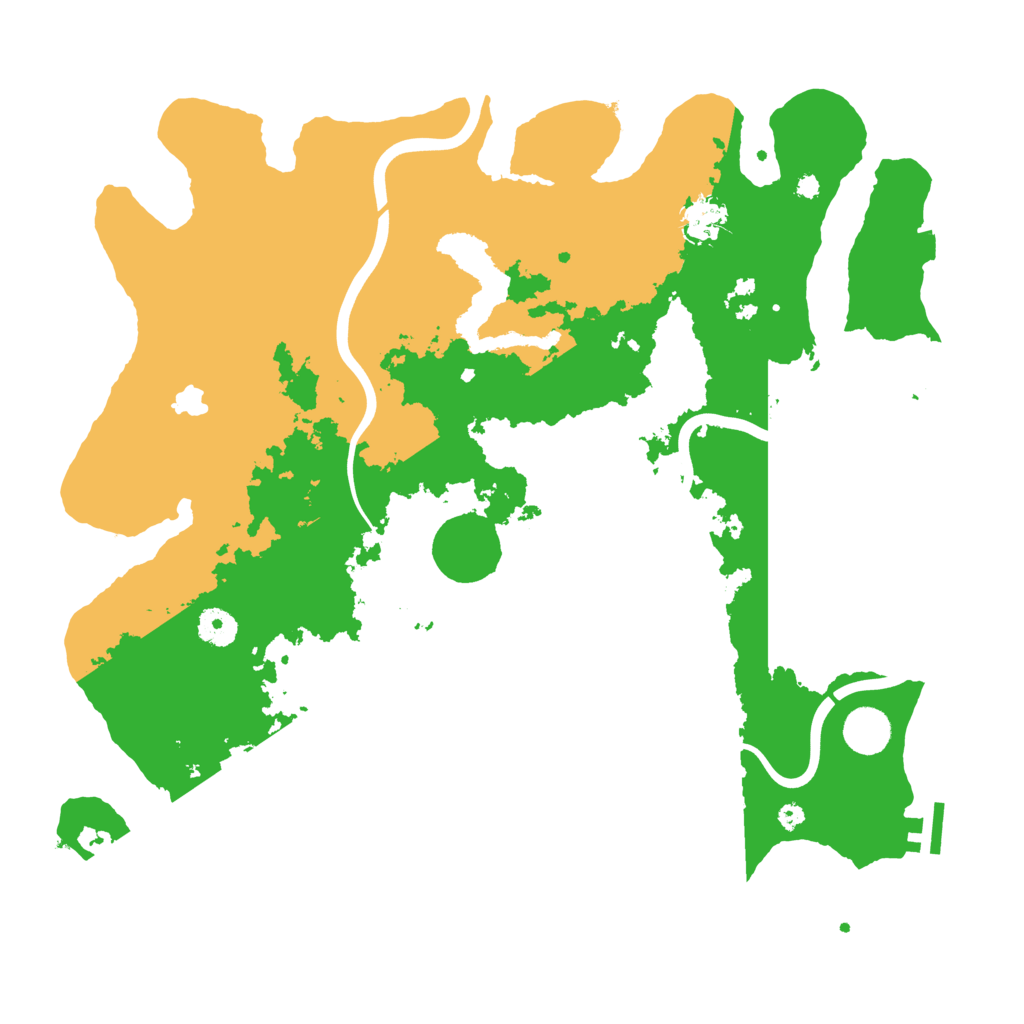 Biome Rust Map: Procedural Map, Size: 4000, Seed: 433456345