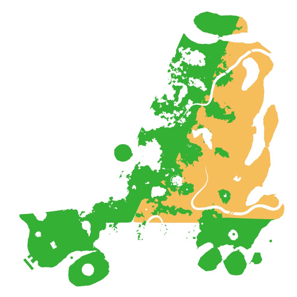 Biome Rust Map: Procedural Map, Size: 4500, Seed: 831588347