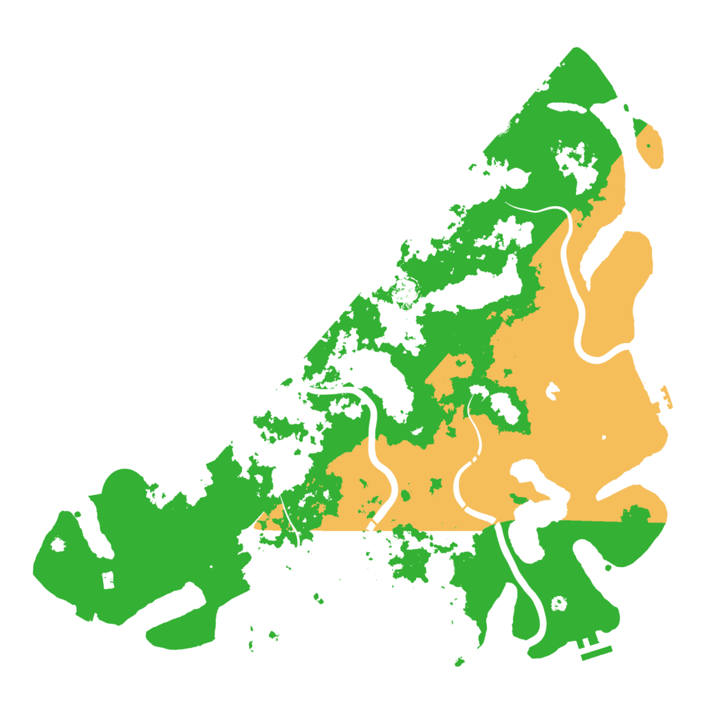 Biome Rust Map: Procedural Map, Size: 4500, Seed: 423701550