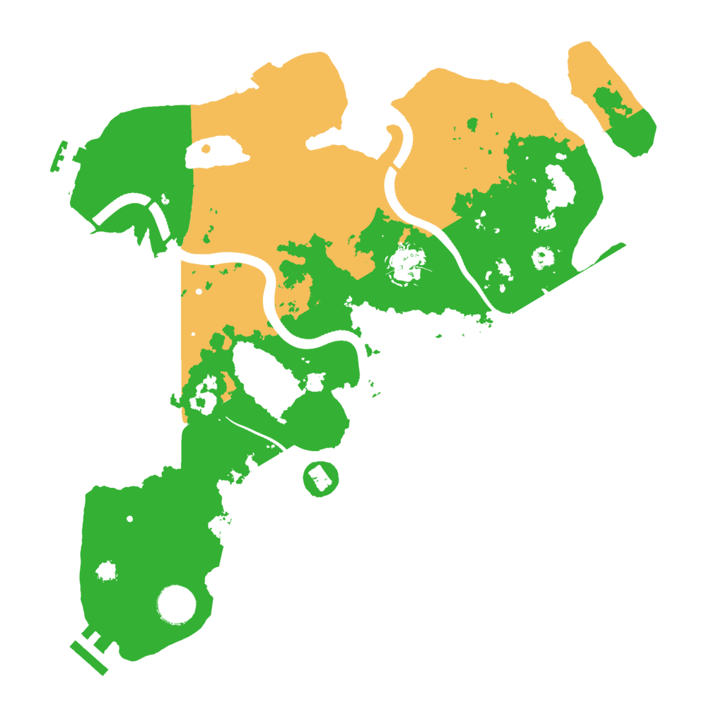 Biome Rust Map: Procedural Map, Size: 3300, Seed: 1042020223