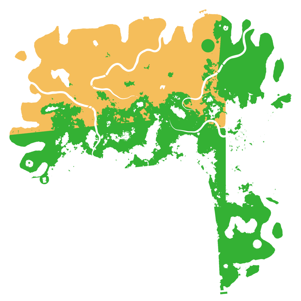 Biome Rust Map: Procedural Map, Size: 6000, Seed: 1966673581