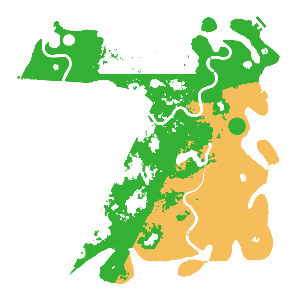 Biome Rust Map: Procedural Map, Size: 4500, Seed: 625058720