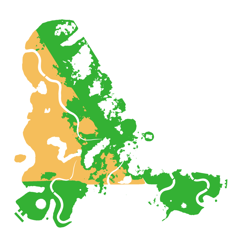 Biome Rust Map: Procedural Map, Size: 4200, Seed: 2137939151