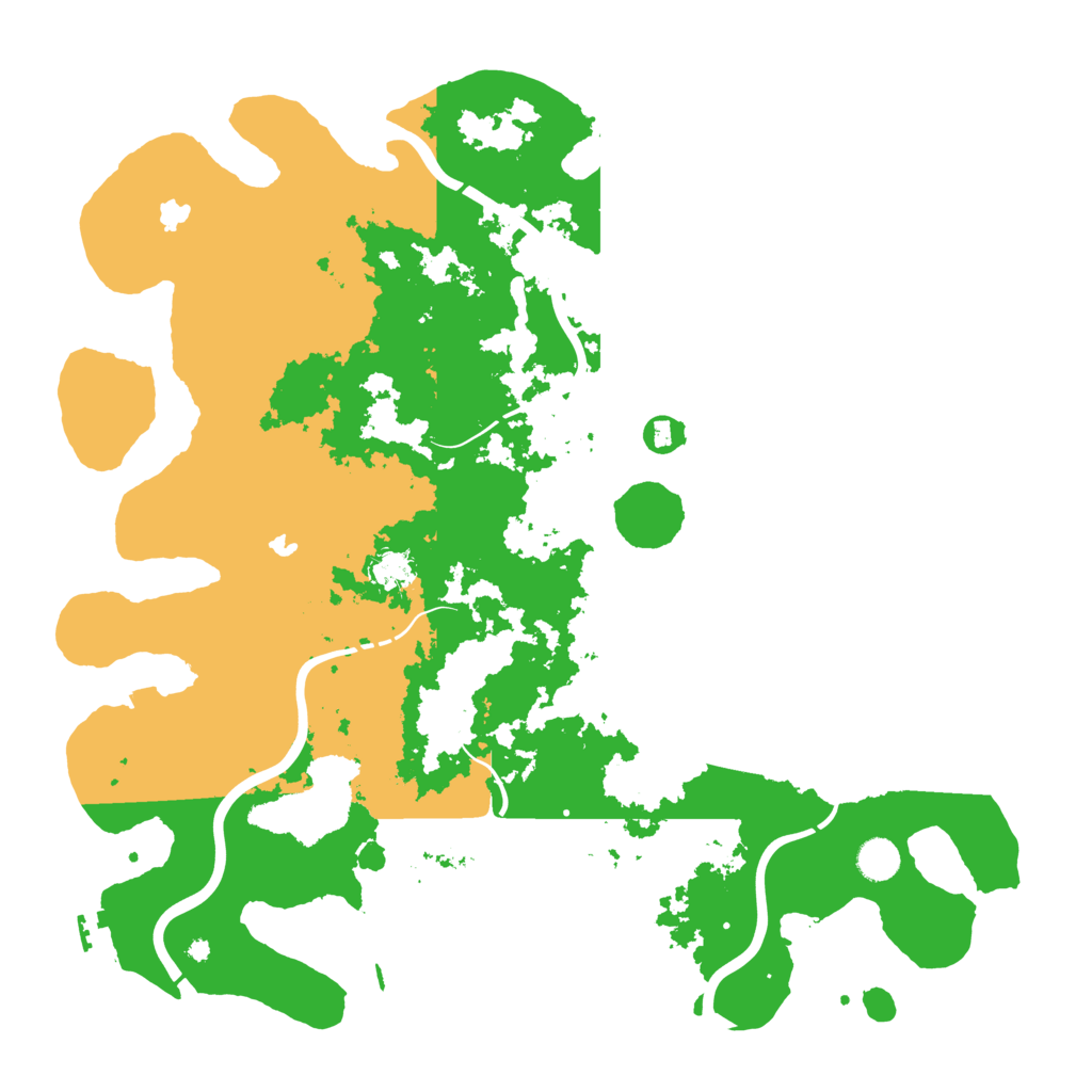 Biome Rust Map: Procedural Map, Size: 4500, Seed: 821070634