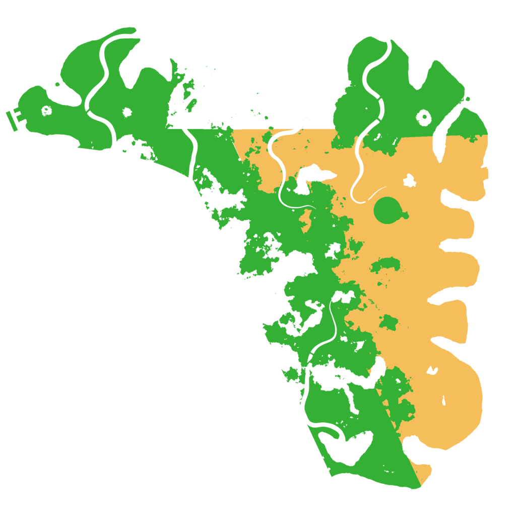 Biome Rust Map: Procedural Map, Size: 5000, Seed: 36724857