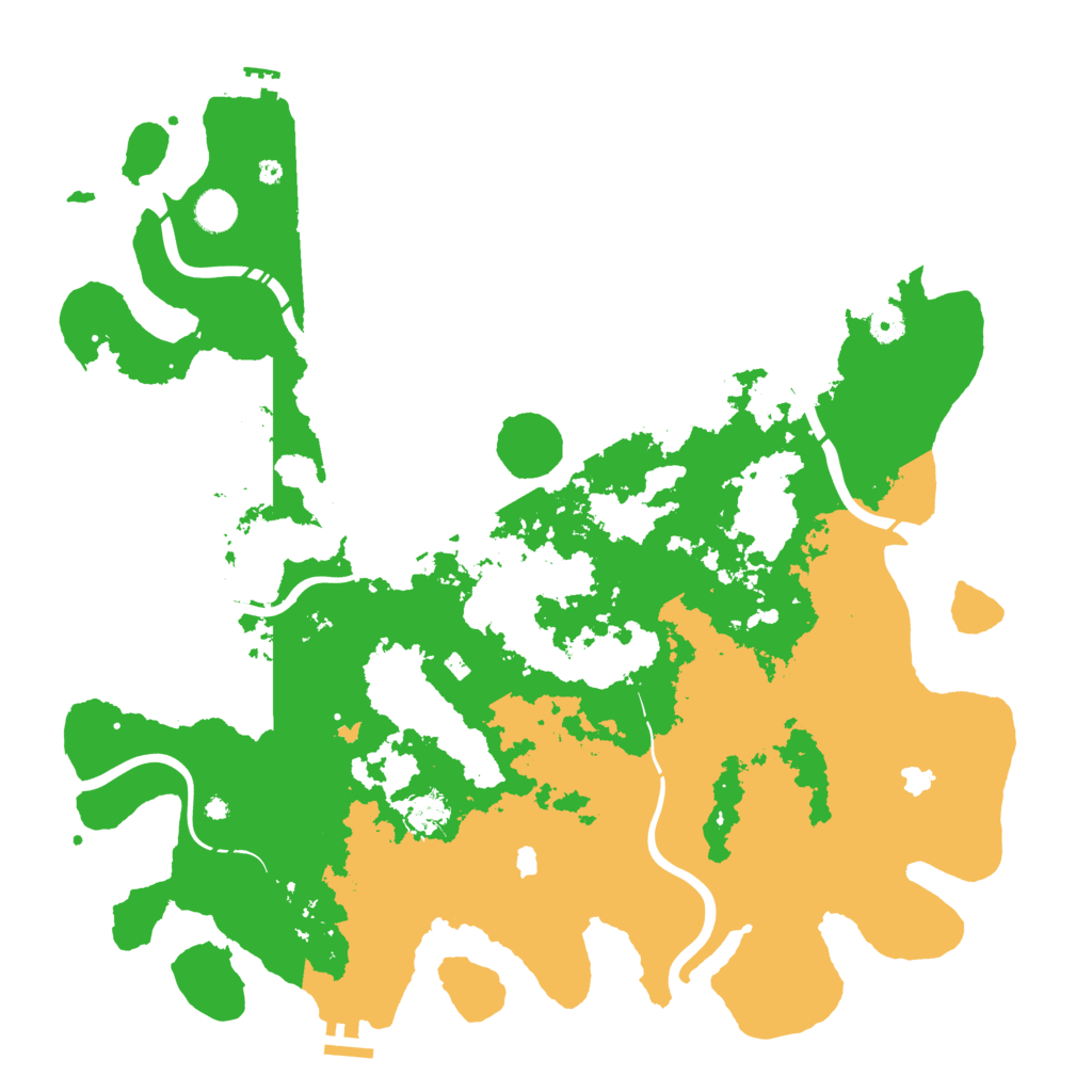 Biome Rust Map: Procedural Map, Size: 4500, Seed: 1509433285