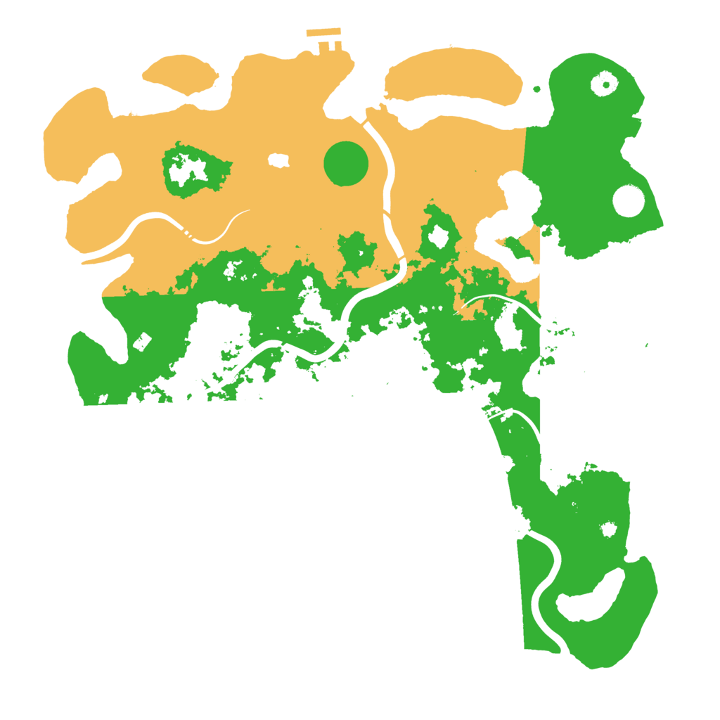 Biome Rust Map: Procedural Map, Size: 4250, Seed: 1181694139