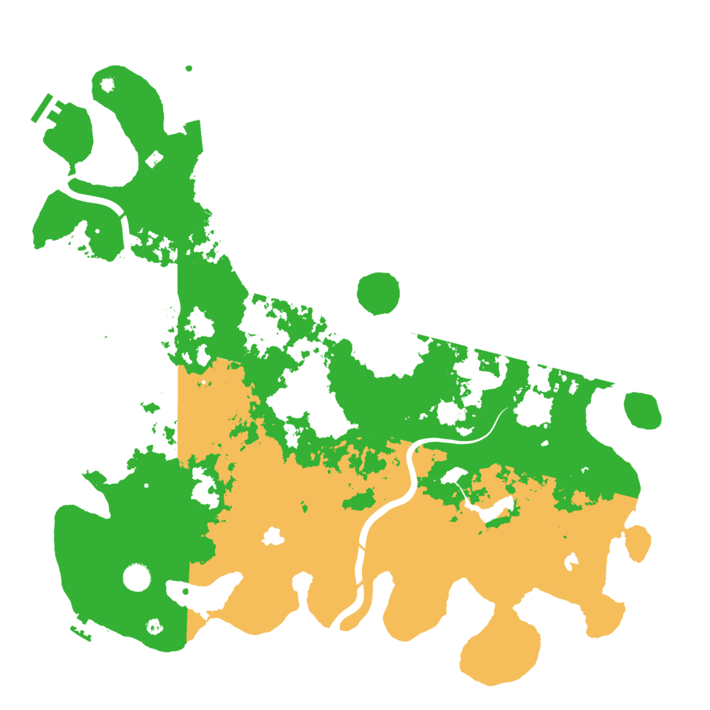 Biome Rust Map: Procedural Map, Size: 4500, Seed: 1040141966