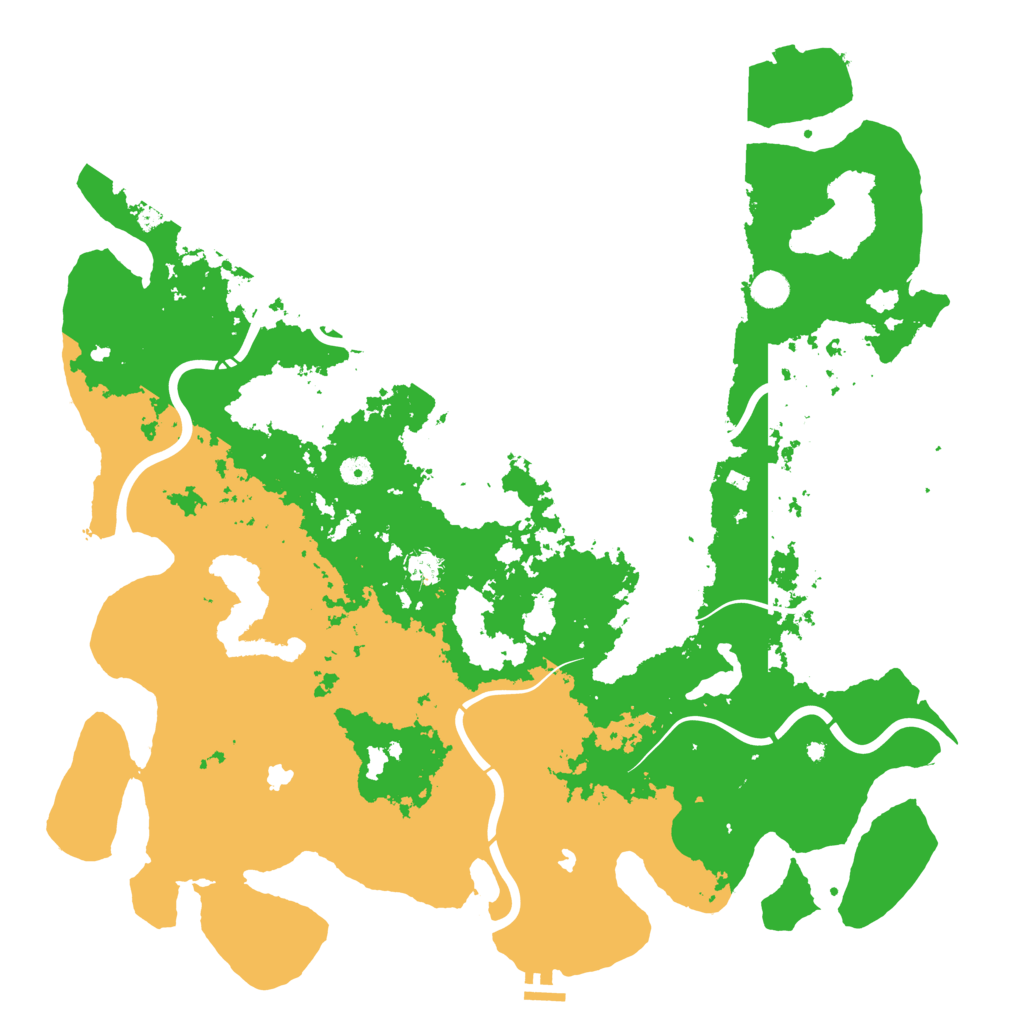 Biome Rust Map: Procedural Map, Size: 5000, Seed: 234864153