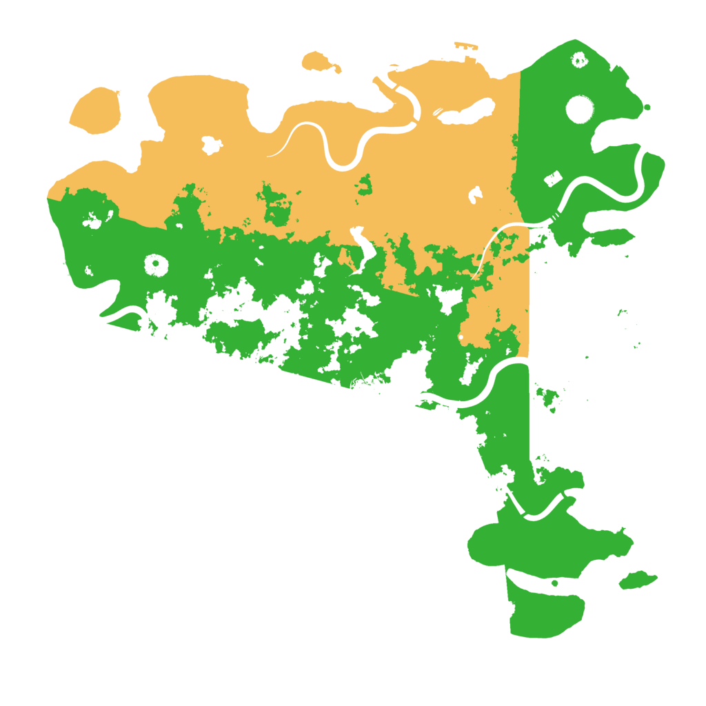 Biome Rust Map: Procedural Map, Size: 4500, Seed: 20250904