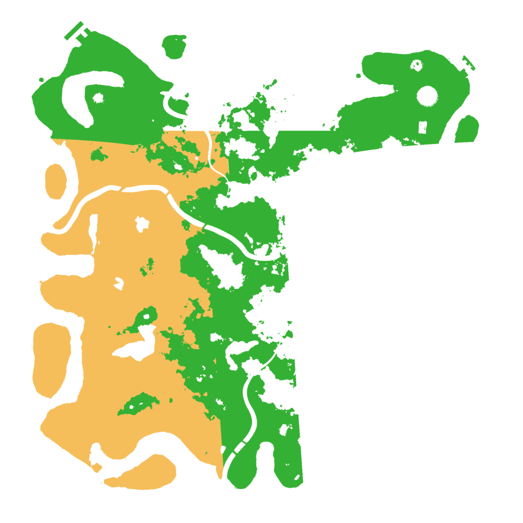 Biome Rust Map: Procedural Map, Size: 4500, Seed: 241