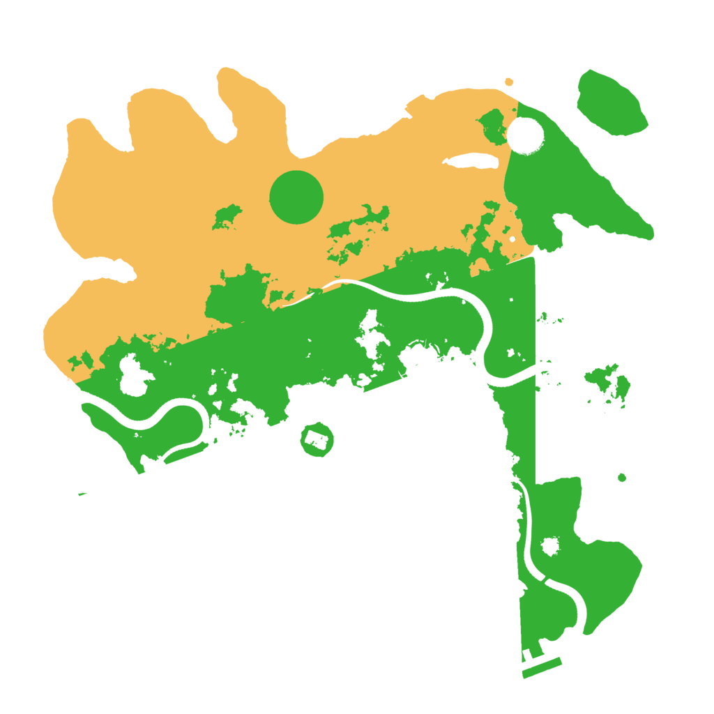 Biome Rust Map: Procedural Map, Size: 3500, Seed: 1478848562