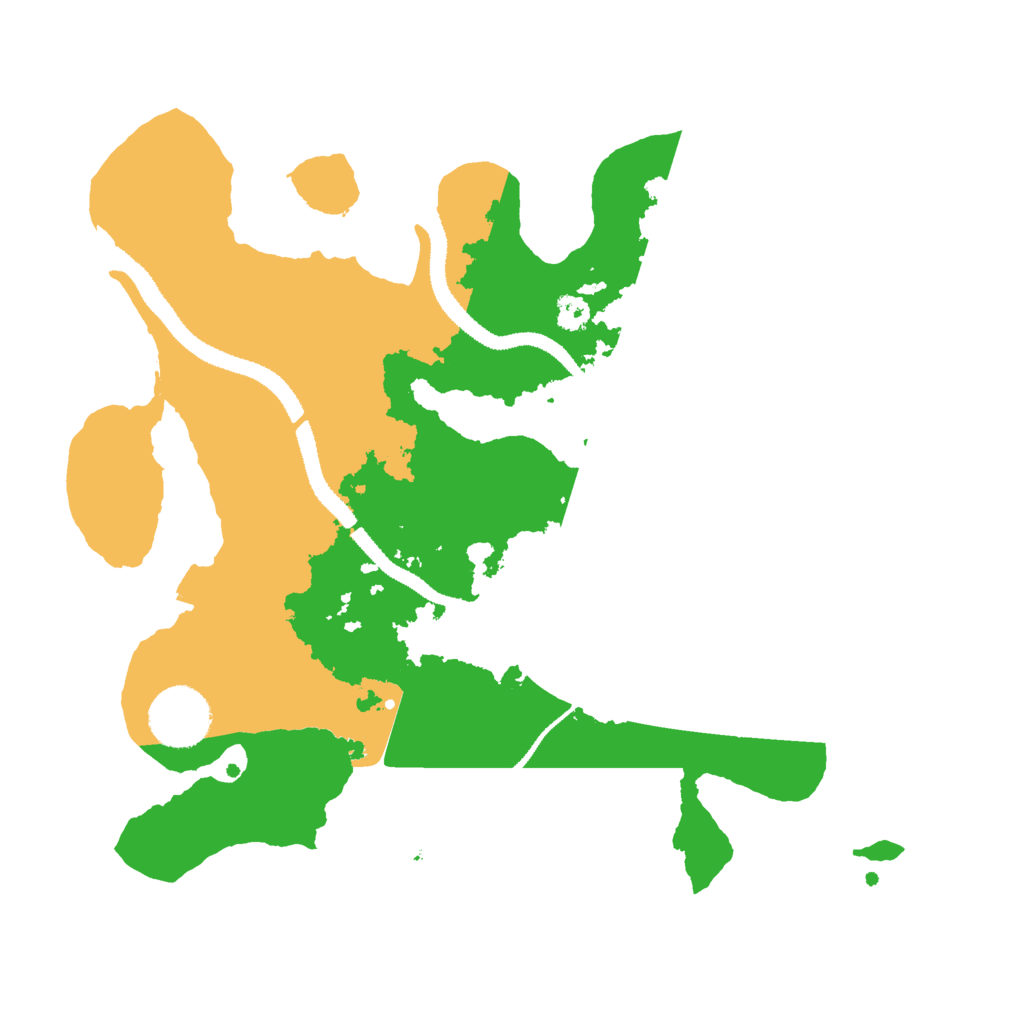 Biome Rust Map: Procedural Map, Size: 3000, Seed: 1539551350
