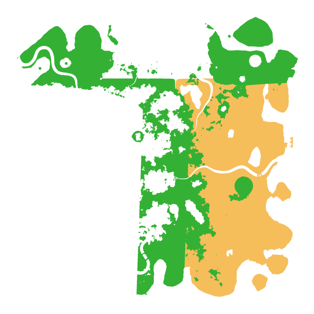 Biome Rust Map: Procedural Map, Size: 4500, Seed: 133603687