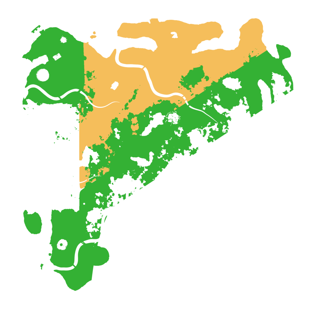 Biome Rust Map: Procedural Map, Size: 4500, Seed: 1094523471