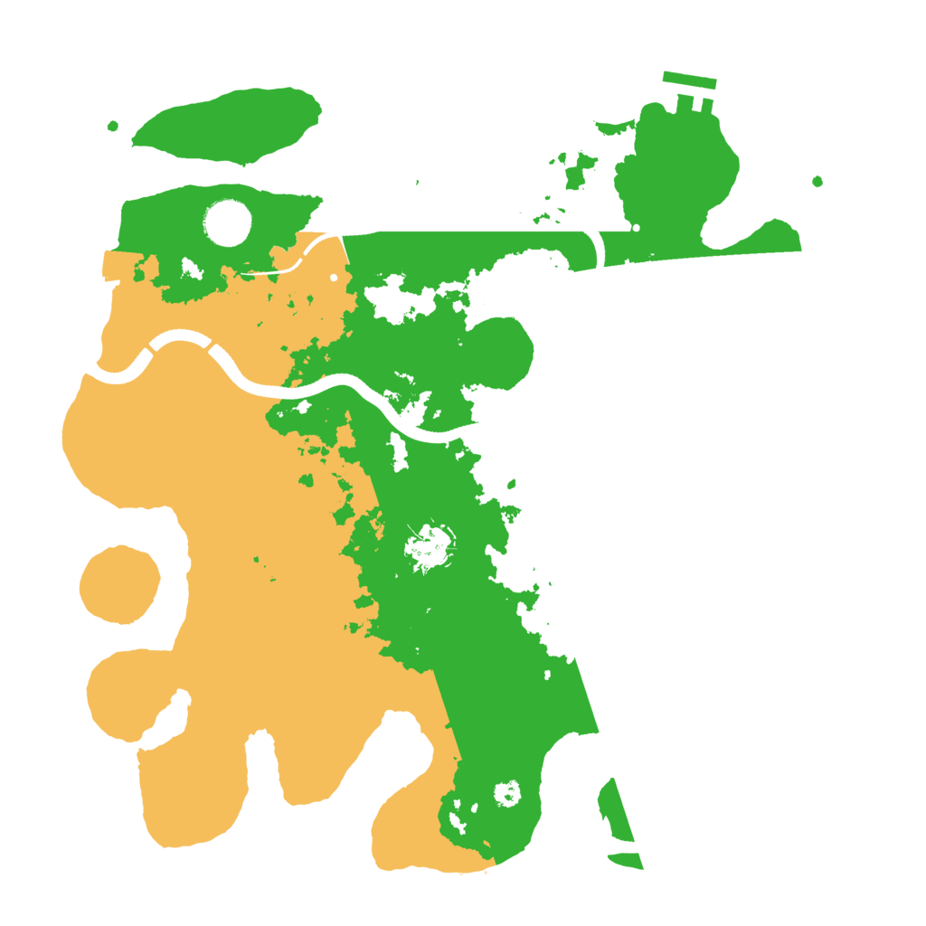 Biome Rust Map: Procedural Map, Size: 3500, Seed: 246670919