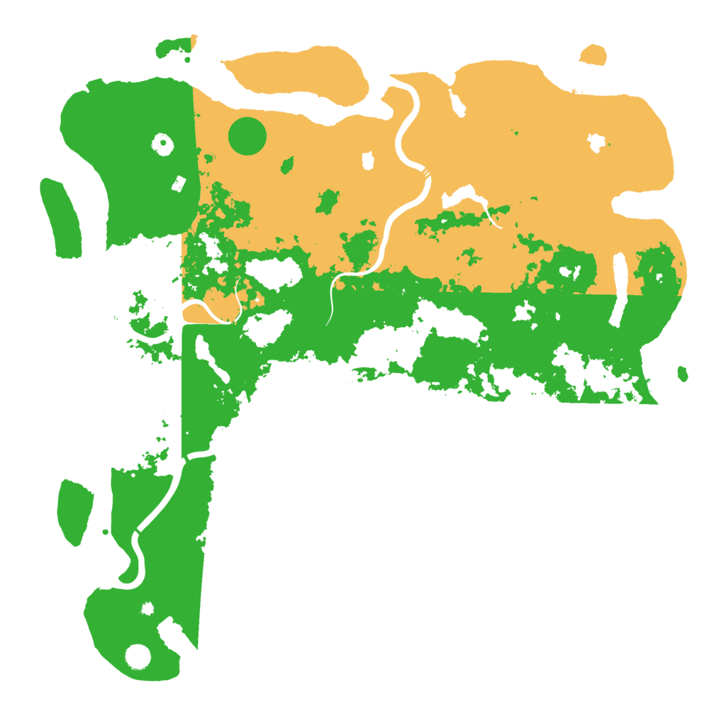 Biome Rust Map: Procedural Map, Size: 5000, Seed: 492198082