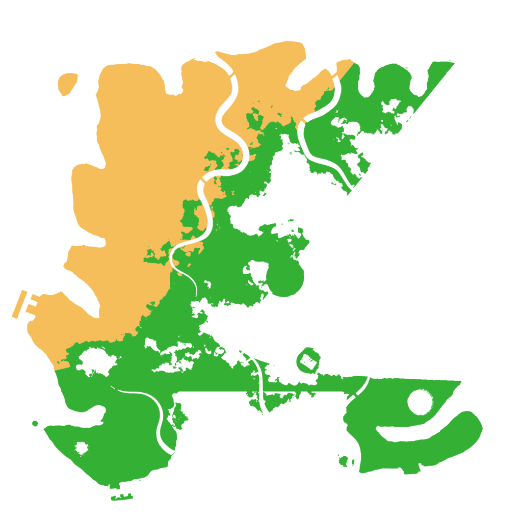 Biome Rust Map: Procedural Map, Size: 3650, Seed: 32209372